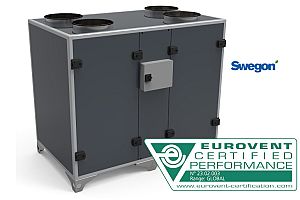 23.05 Swegon GLOBAL serie WTW-units nu allemaal met Eurovent certificering